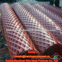 Red heavy expanded metal fence with high quality and competitive price in store